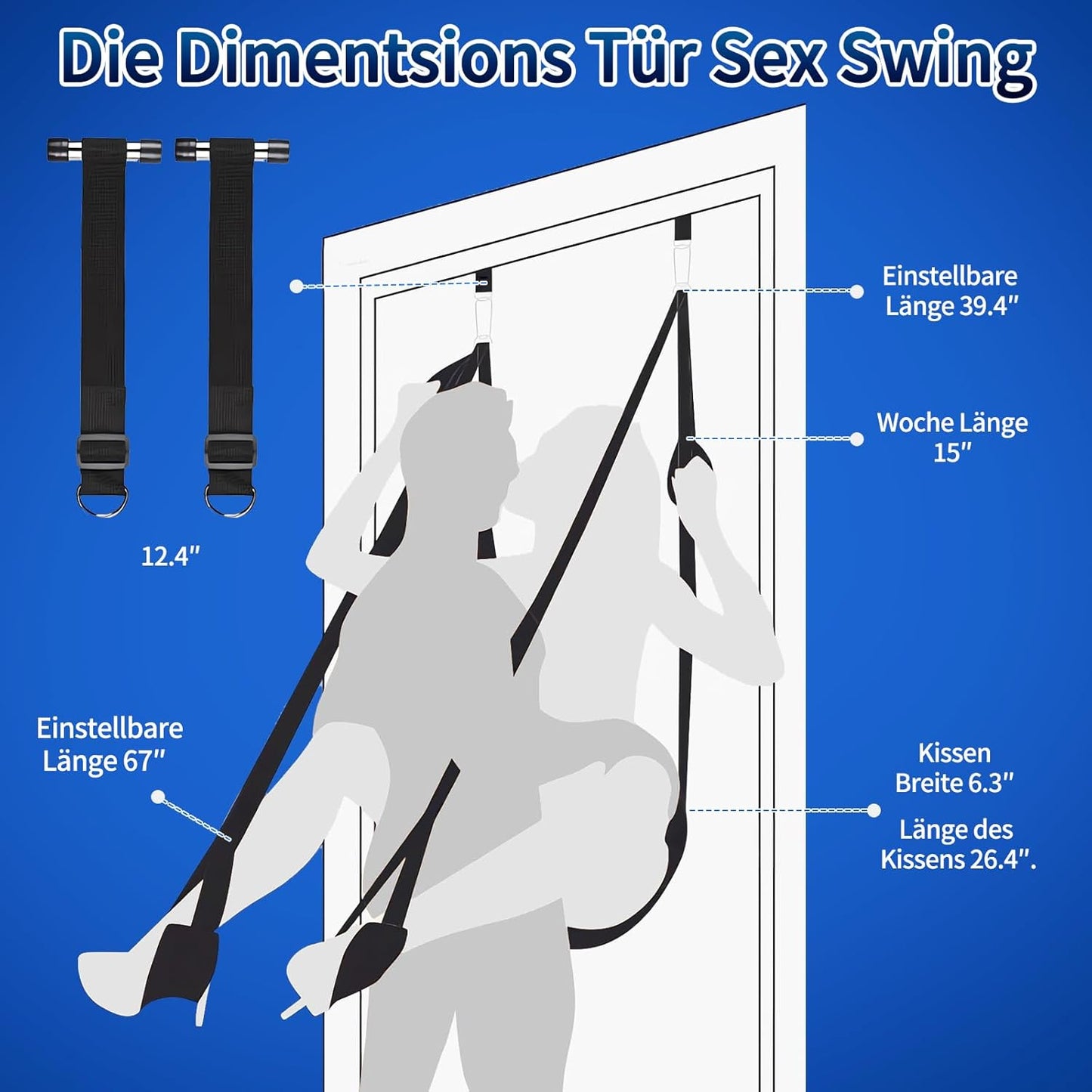 Liebesschaukel für Decken- und Türmontage