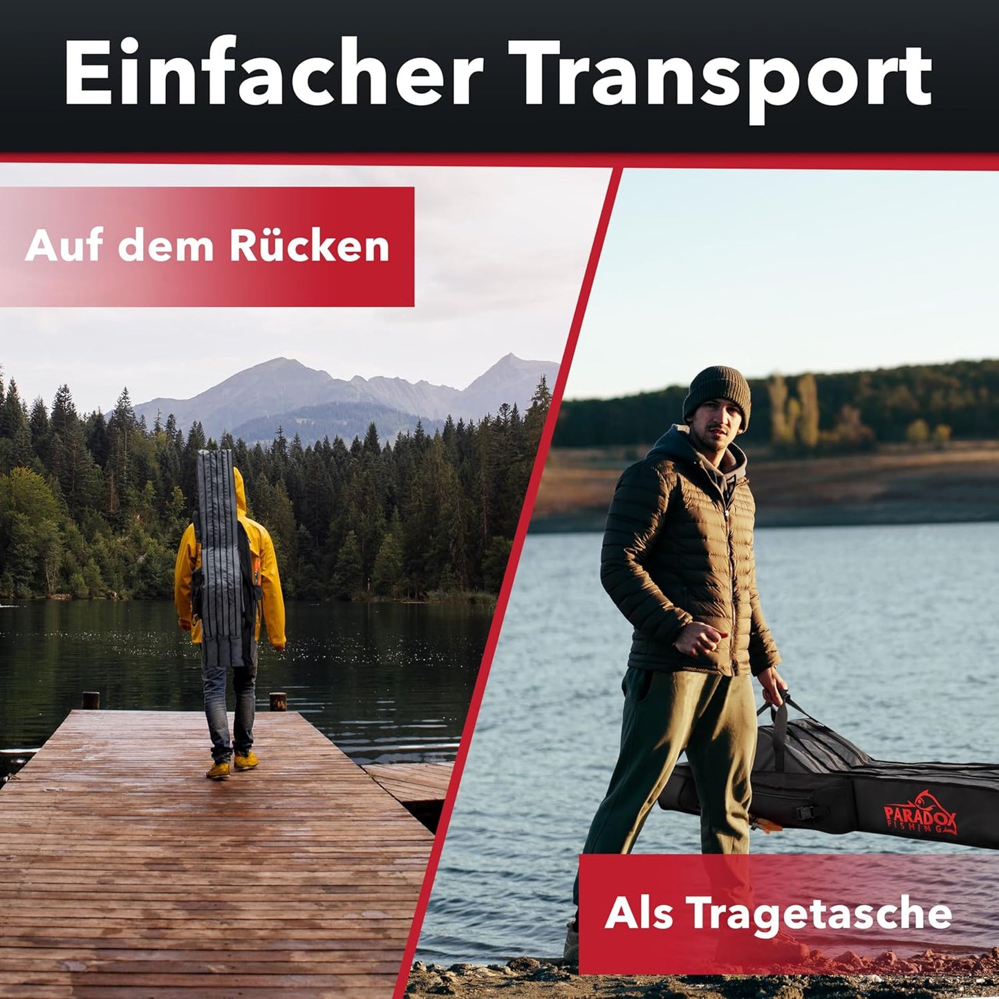 Rutentasche mit 3 Fächern, 160cm 3 Fächer