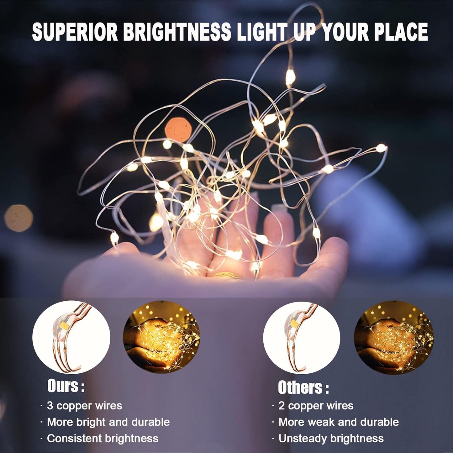 LED-Lichterkette, 20M