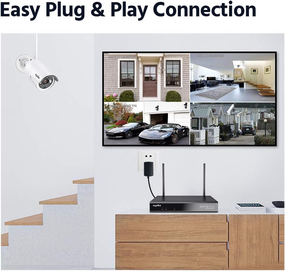 WLAN Kamera Set für Überwachungssystem (2 Stück), 2 Stück Kamera