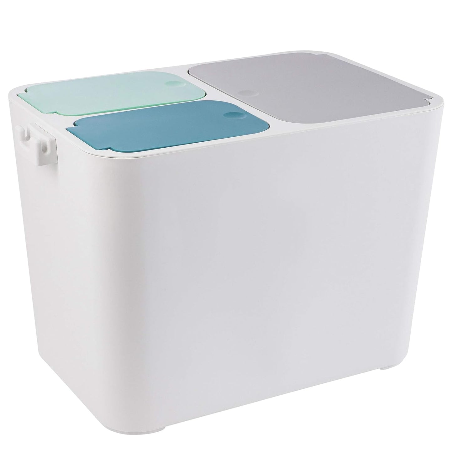 Mülltrennsystem Tom, Grau-Mint-Petrol|36 Liter