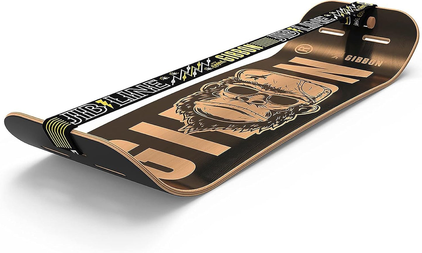Balance Board Set mit Slackline und Kork Pads, Black Single