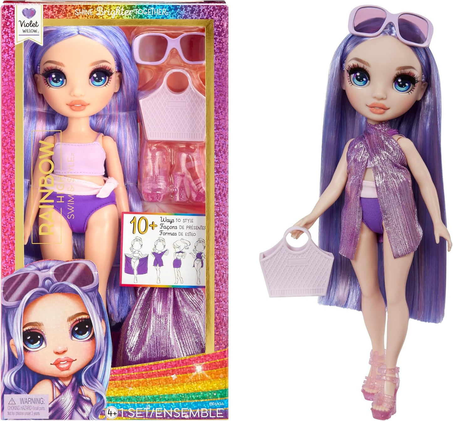 Swim & Style Fashion Doll- Violet, Violet