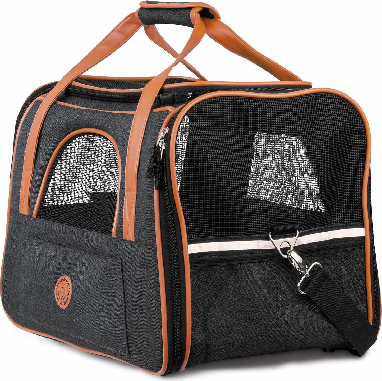 Hundetasche, L 44 x B 32 x H 34 cm Anthrazit
