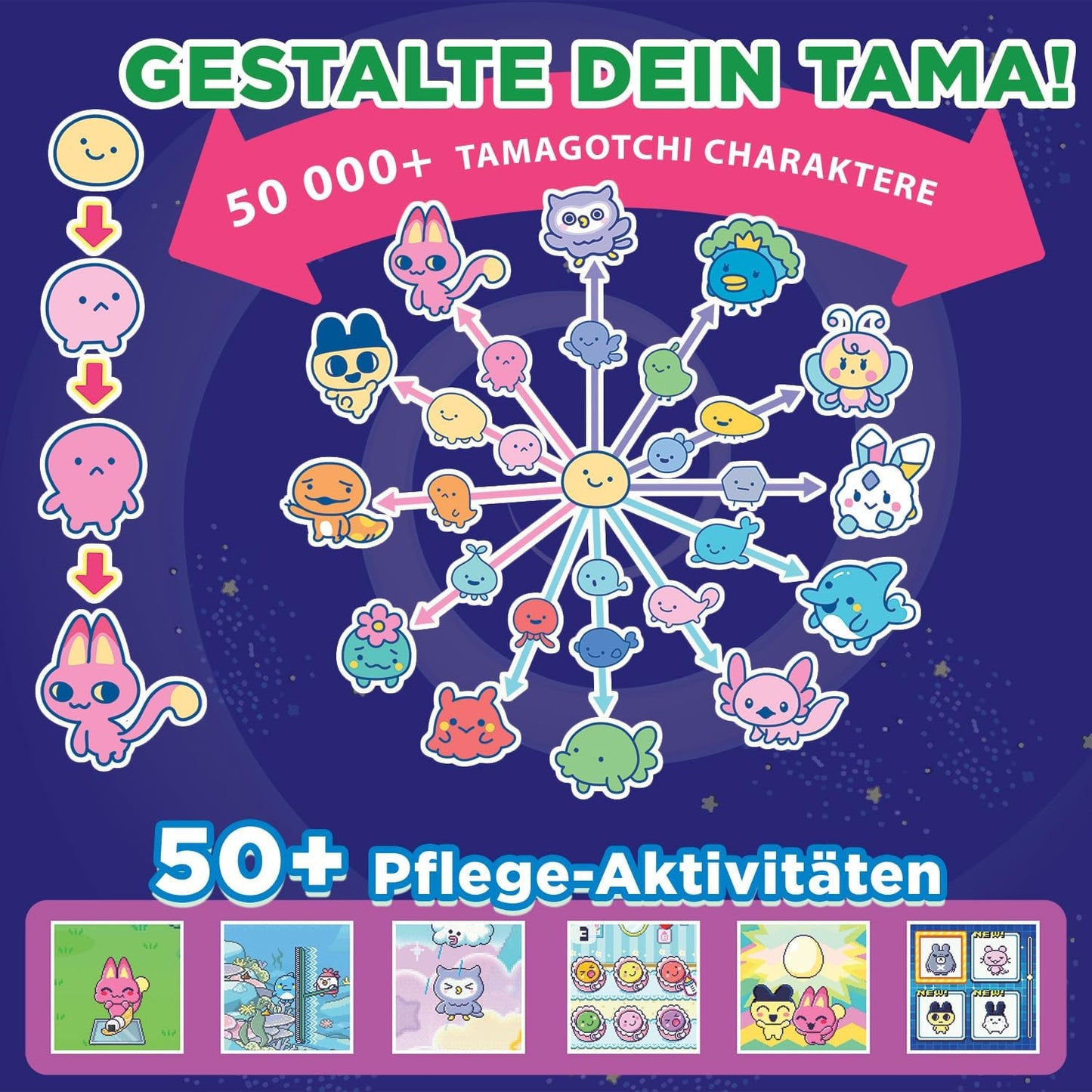 Tamagotchi Paradise Water, Blau