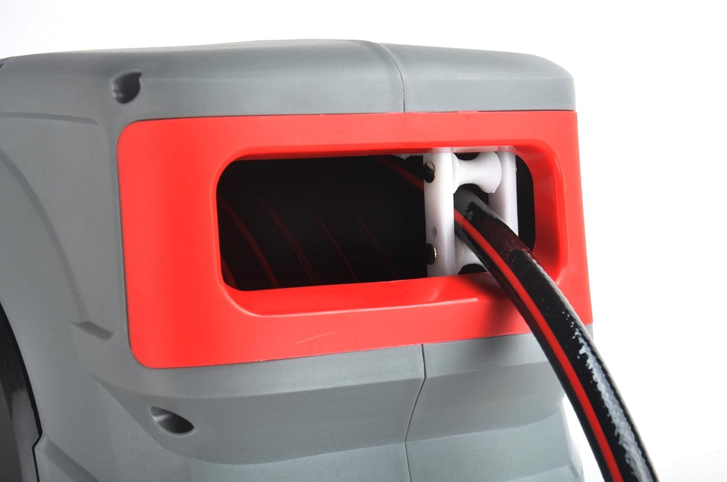 Wand-Schlauchbox mit Automatikaufroller, Rot 20 m