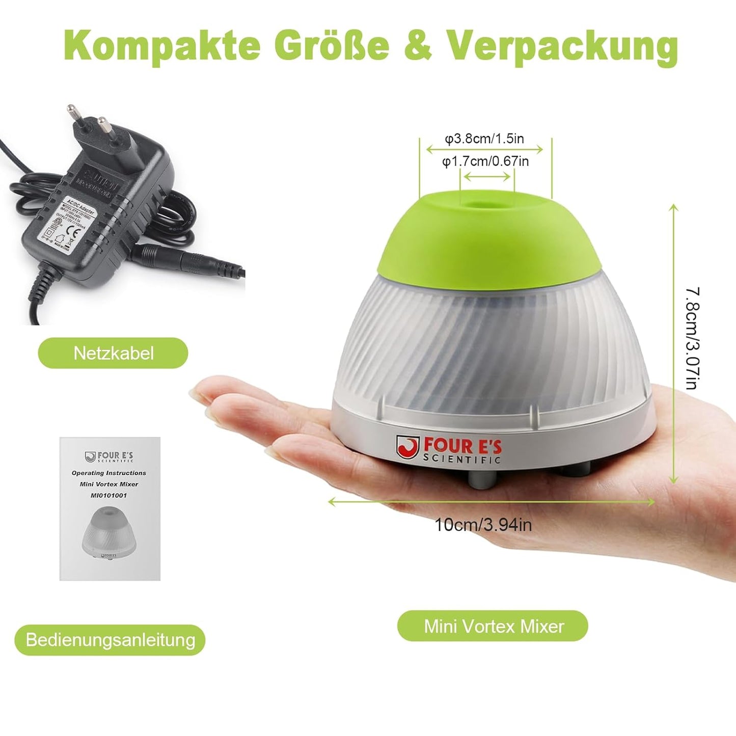 Mini Vortex Mixer, Grün