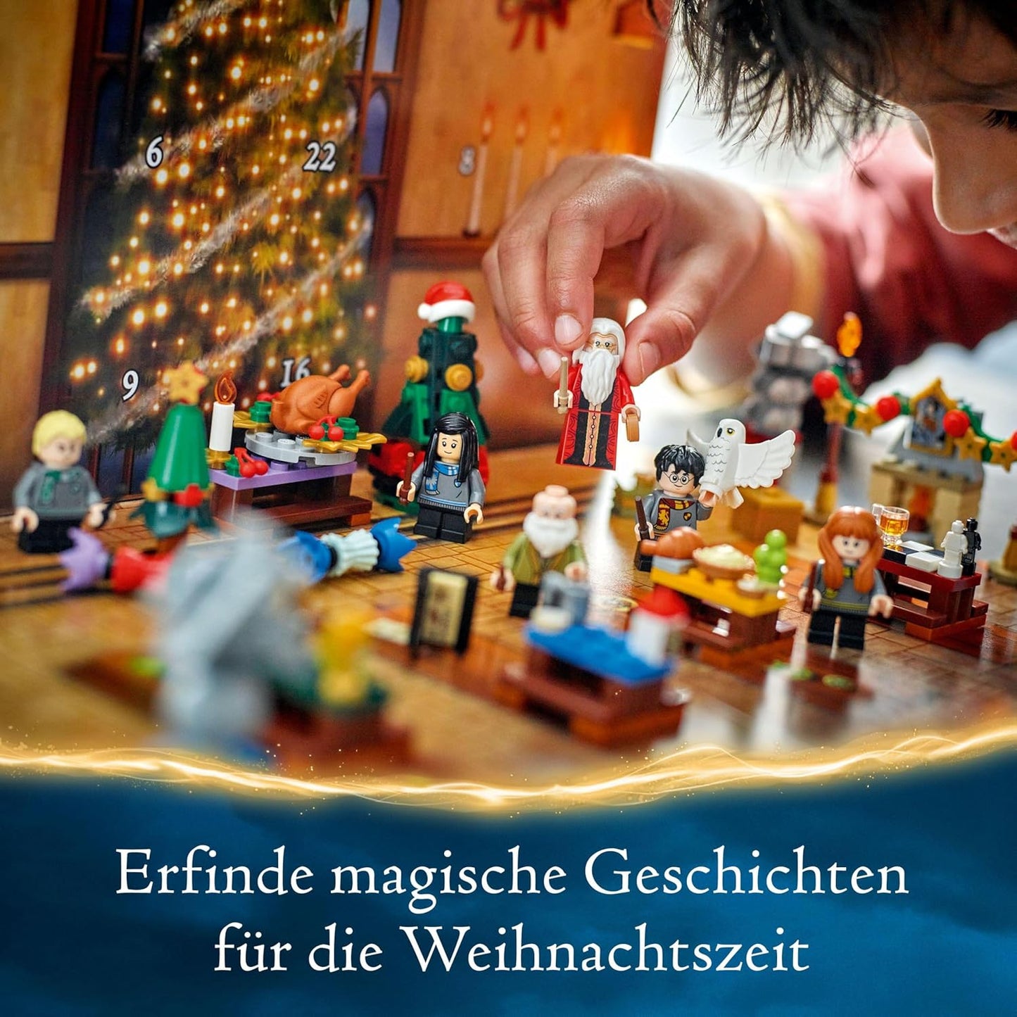 Adventskalender mit Minifiguren und Mini-Modellen