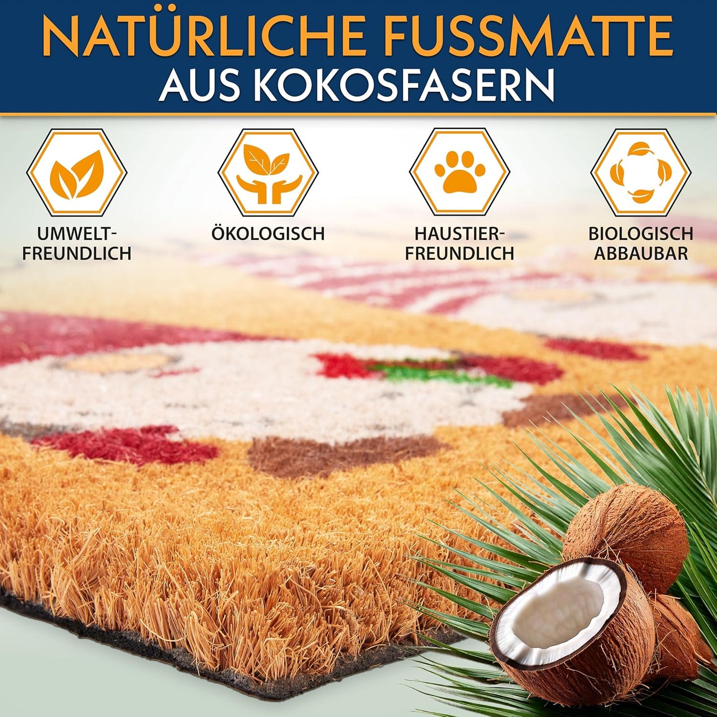 Antirutsch Fussmatte, Merry Christmas