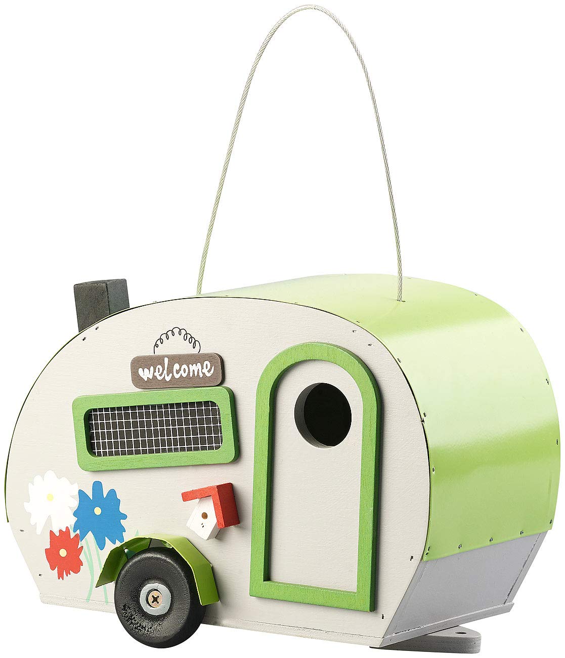 Nistkasten im Wohnwagen-Design