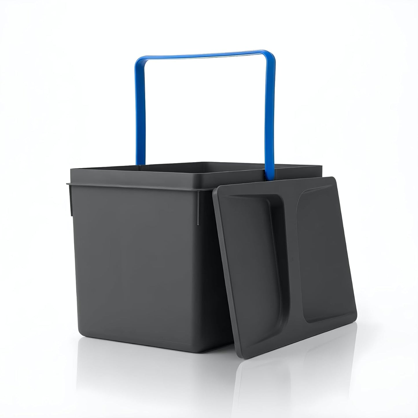 Mülltrennsystem für Küche, Anthrazit 2x 12L