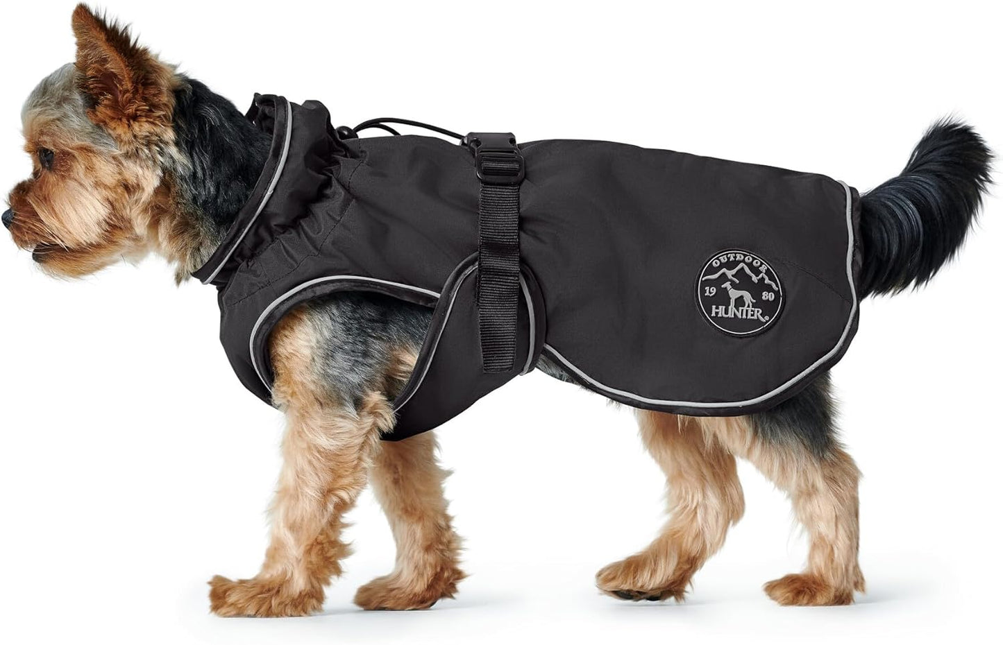 Hundemantel Uppsala, schwarz 27,5
