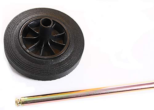 Mülltonne 120L mit Deckel und Rädern, Graphit