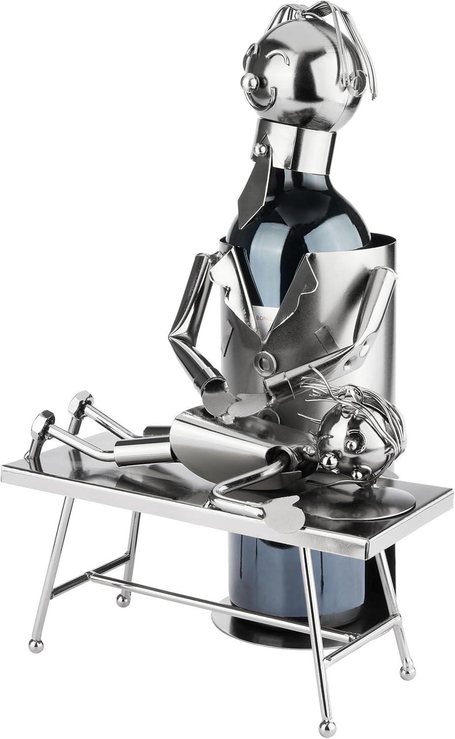Weinflaschenhalter Physiotherapeut