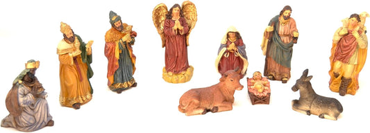 10-teiliges Krippenfiguren-Set