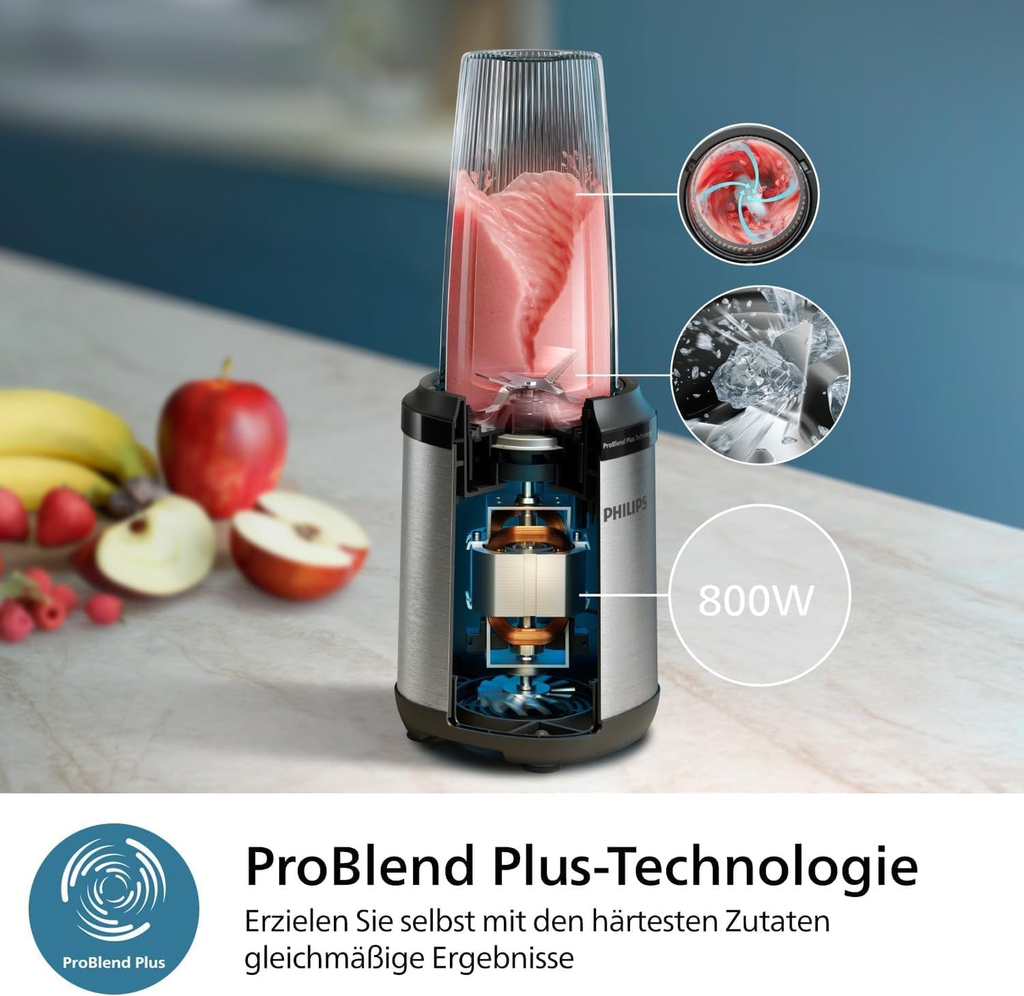 5000 Series HR2764/00 Standmixer, 800 Watt - Smoothie Maker