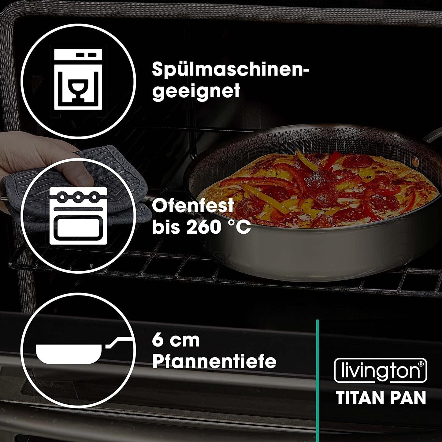 Titan Pan Hochrandpfanne 28 cm, M29256