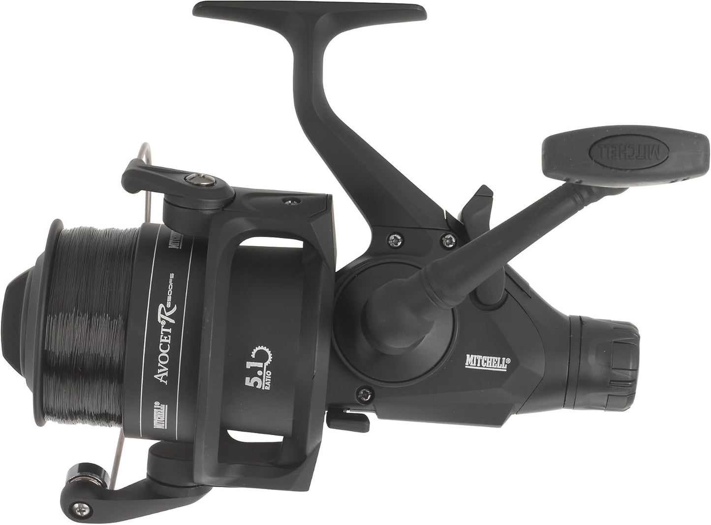 Avocet Black Edition Angelrolle mit One-Touch-Klappgriff, 5500| 5.1:1
