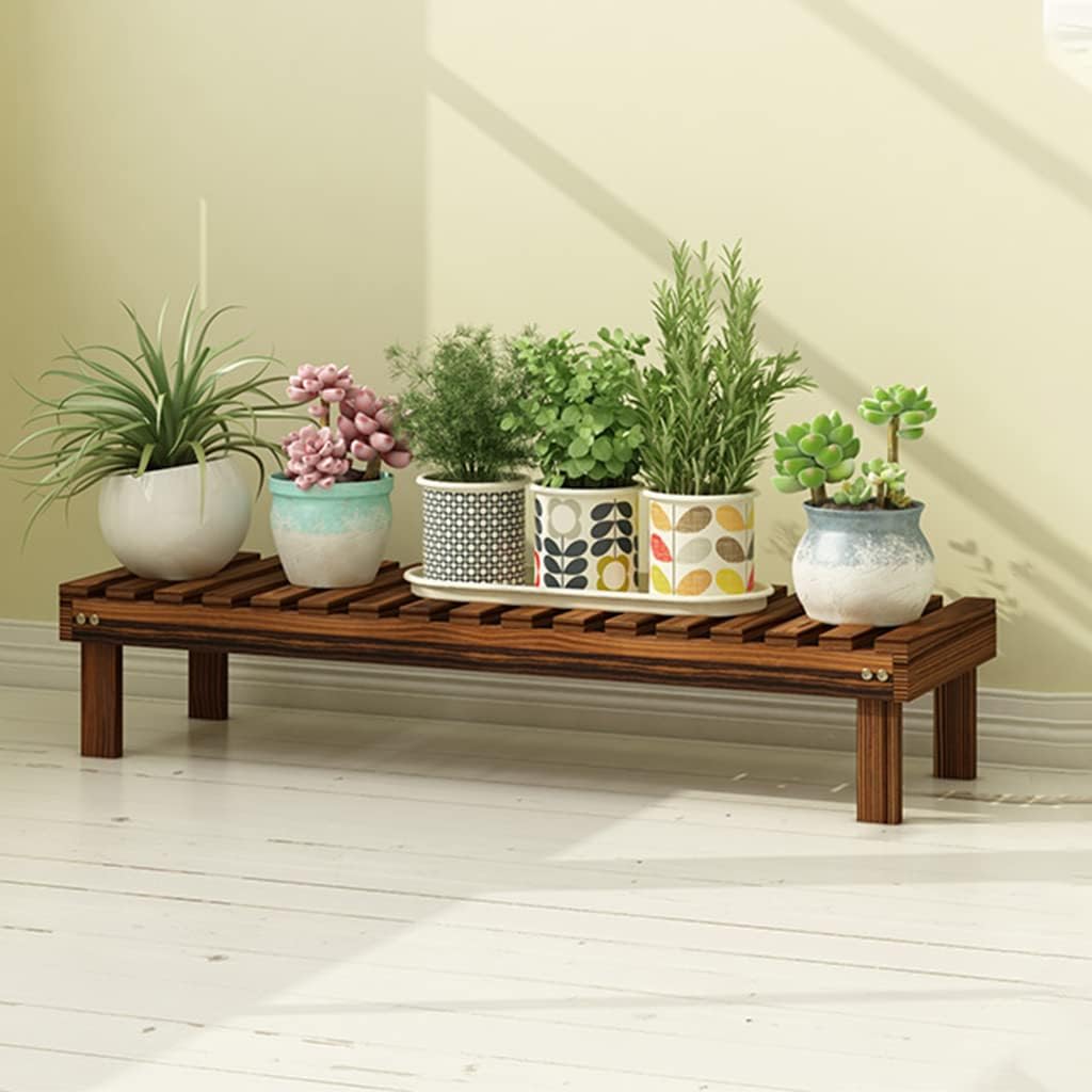 Blumenbank, 58x25x15cm Brown