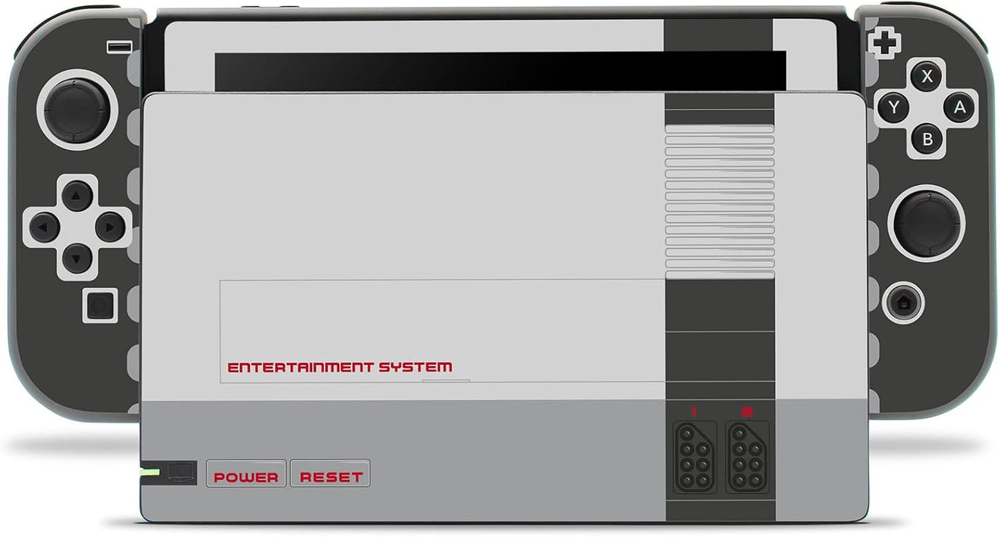 Folien Skin Set für Joy-Con und Ladestation, Nr. 19 Entertainment System