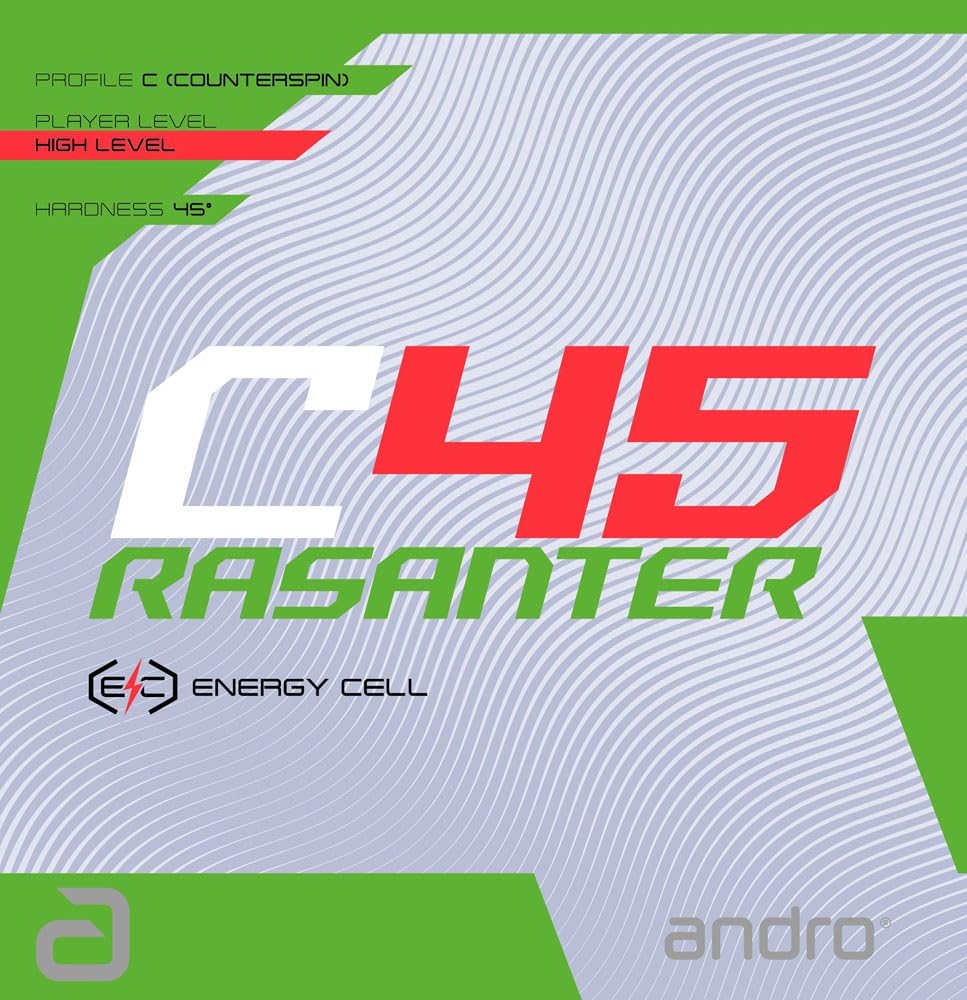 Tischtennisbelag Rasanter C45, rot 2,3 mm