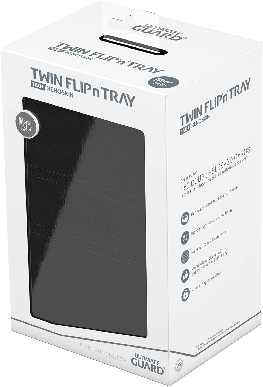 Twin Flip'n'Tray 160+ XenoSkin, Schwarz