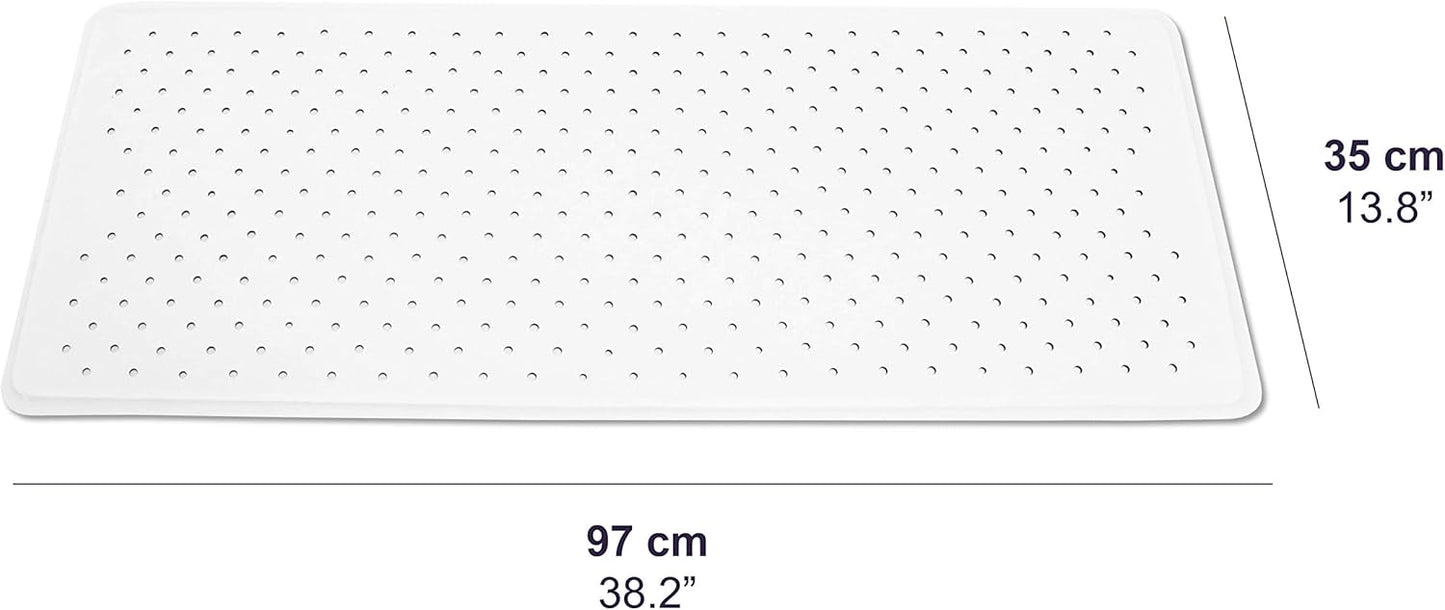 Rutschfeste Badewanneneinlage, 97 x 35 cm, 97 x 35 cm (Rechteckig)