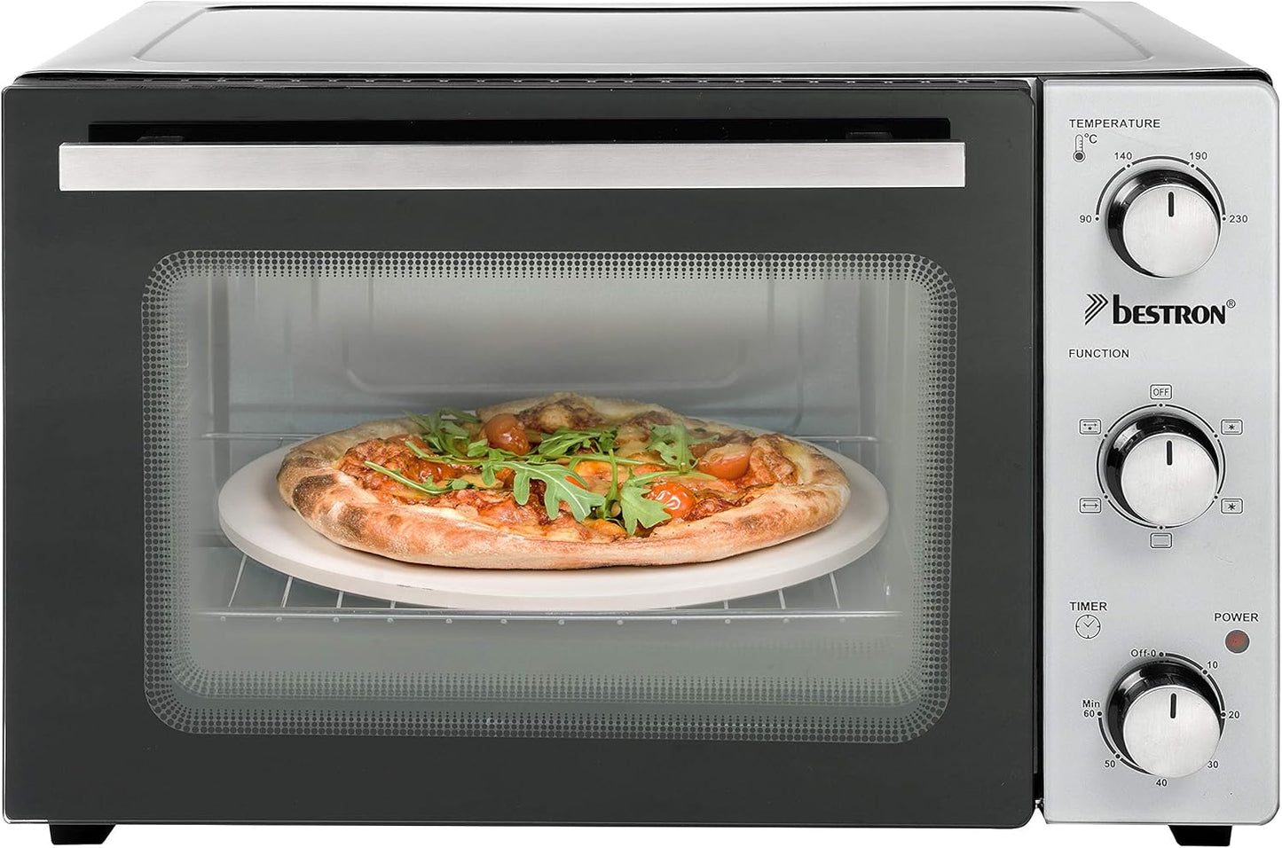 Grill-Backofen - AOV31PS, 31 Liter / Minibackofen mit Pizzastein