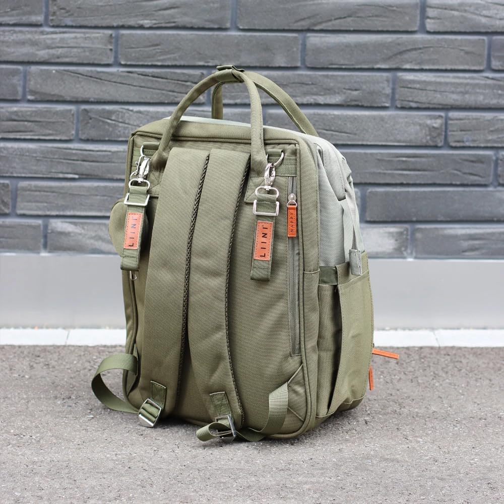 Wickelrucksack mit Zubehör