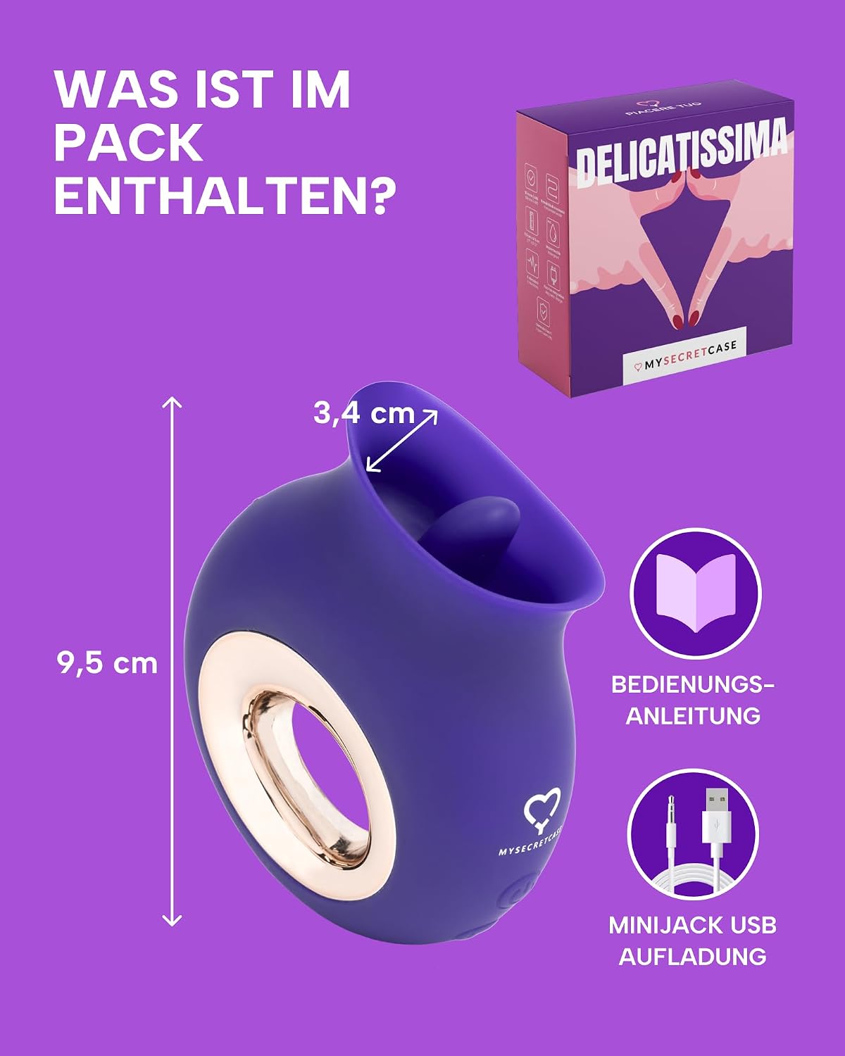Delicatissima Klitoris Sauger, 9 Modi, Delicatissima