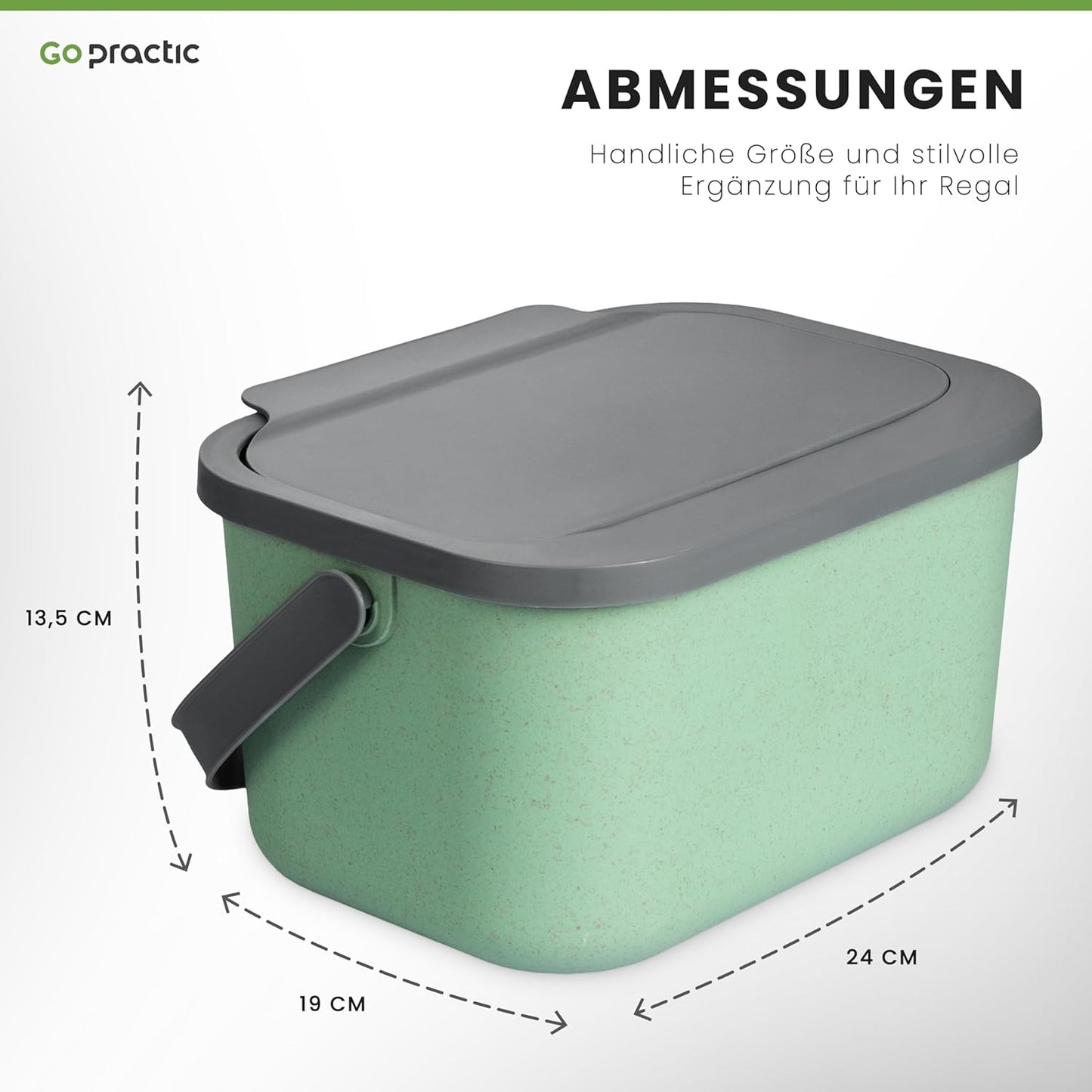 5er-Pack Mülltrennsystem, 2 x 35L + 2 x 25L + 1 x 4,5L