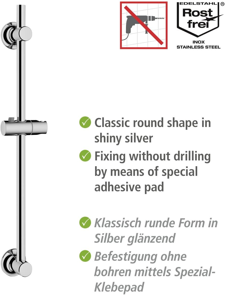 Duschstange Classic, Silber Glänzend