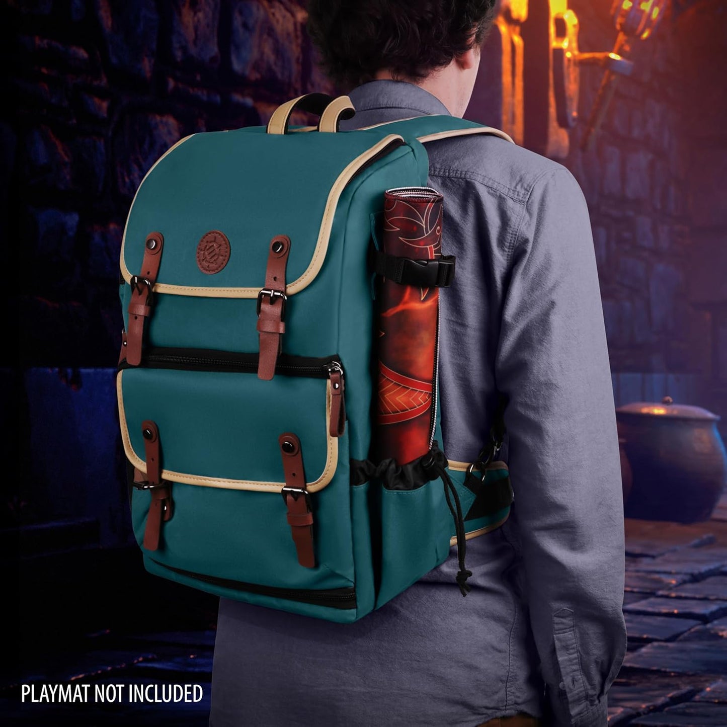 Sammelkarten-Aufbewahrungsbox-Rucksack, Einheitsgrösse Grün