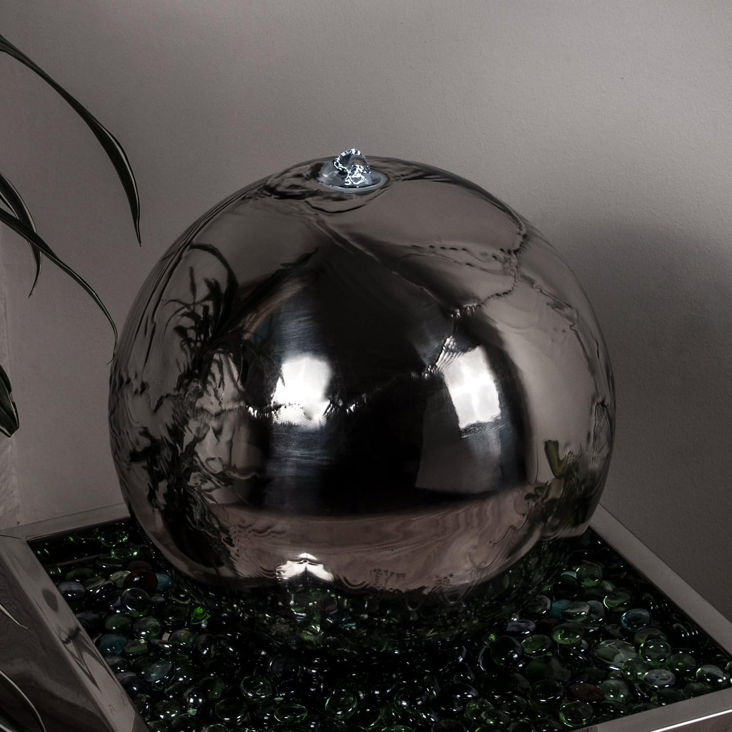 Springbrunnen mit LED-Beleuchtung, Durchmesser = 20 CM