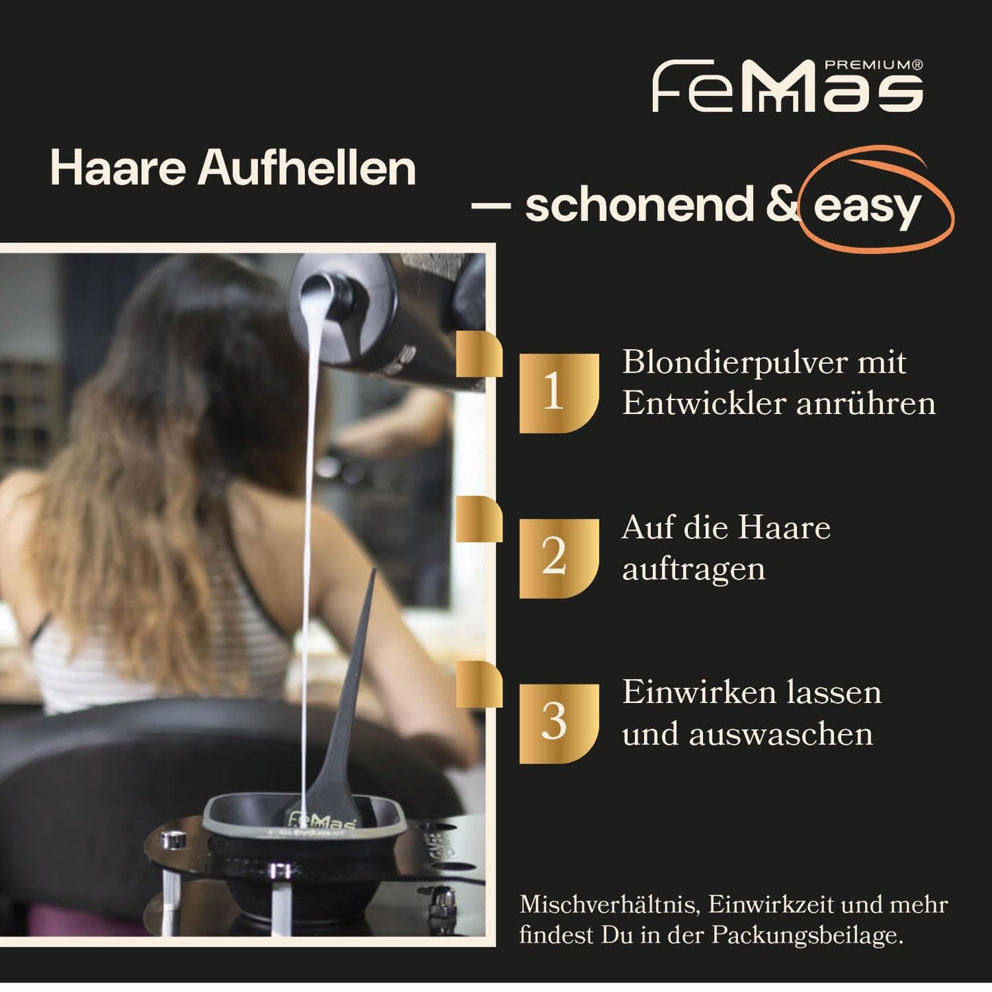 Blondier-Set für Haaraufhellung (mit Arganöl), Klassisch + 3% Oxydant