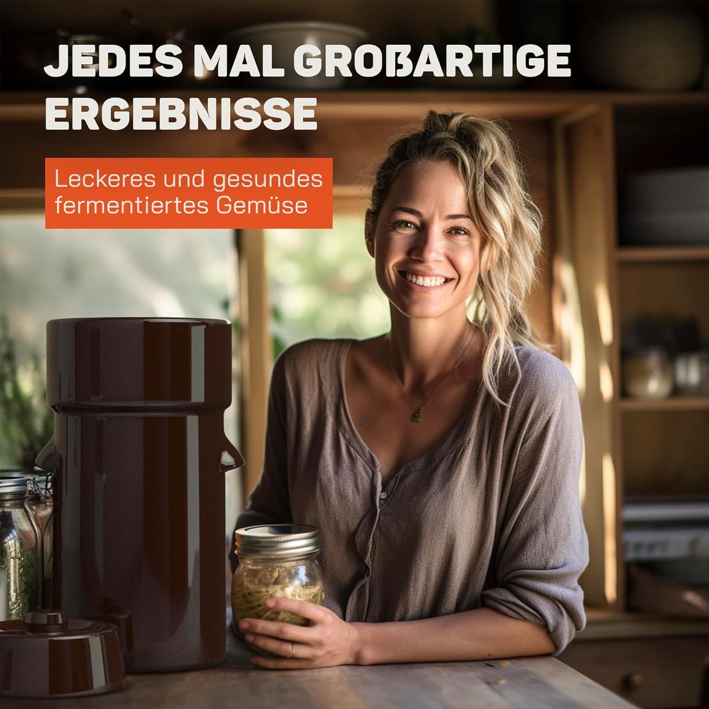 Gärtopf zum Einlegen & Fermentieren, fej-l5-fba.01