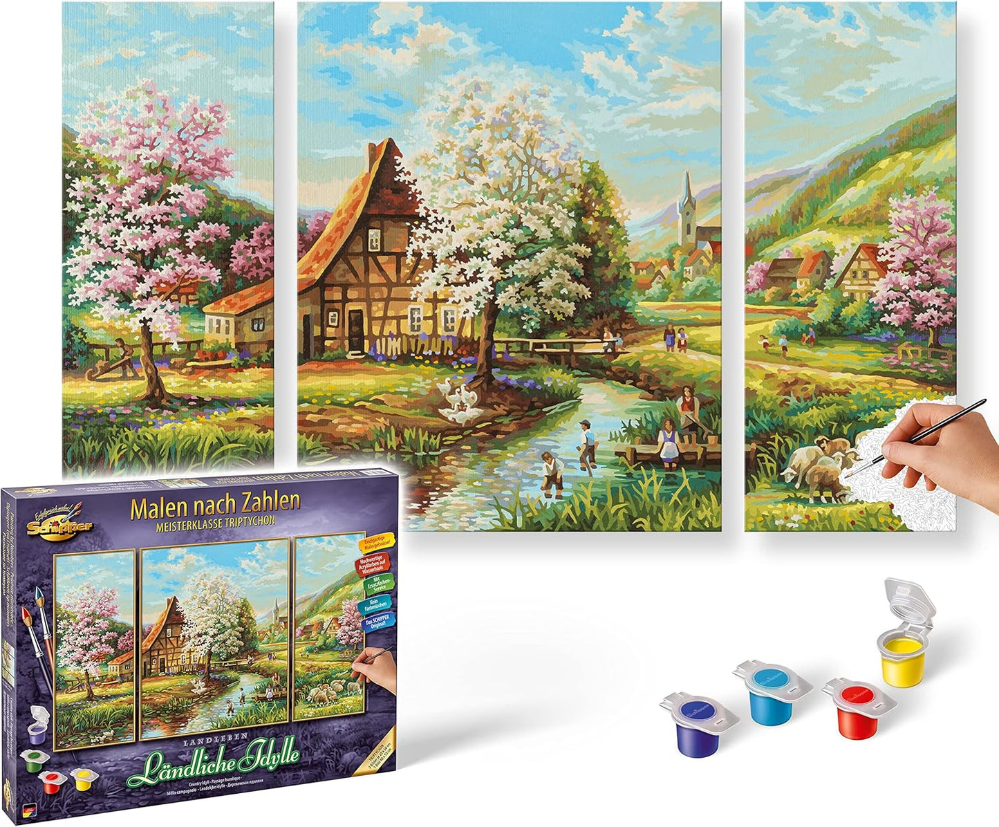Malen nach Zahlen Ländliche Idylle