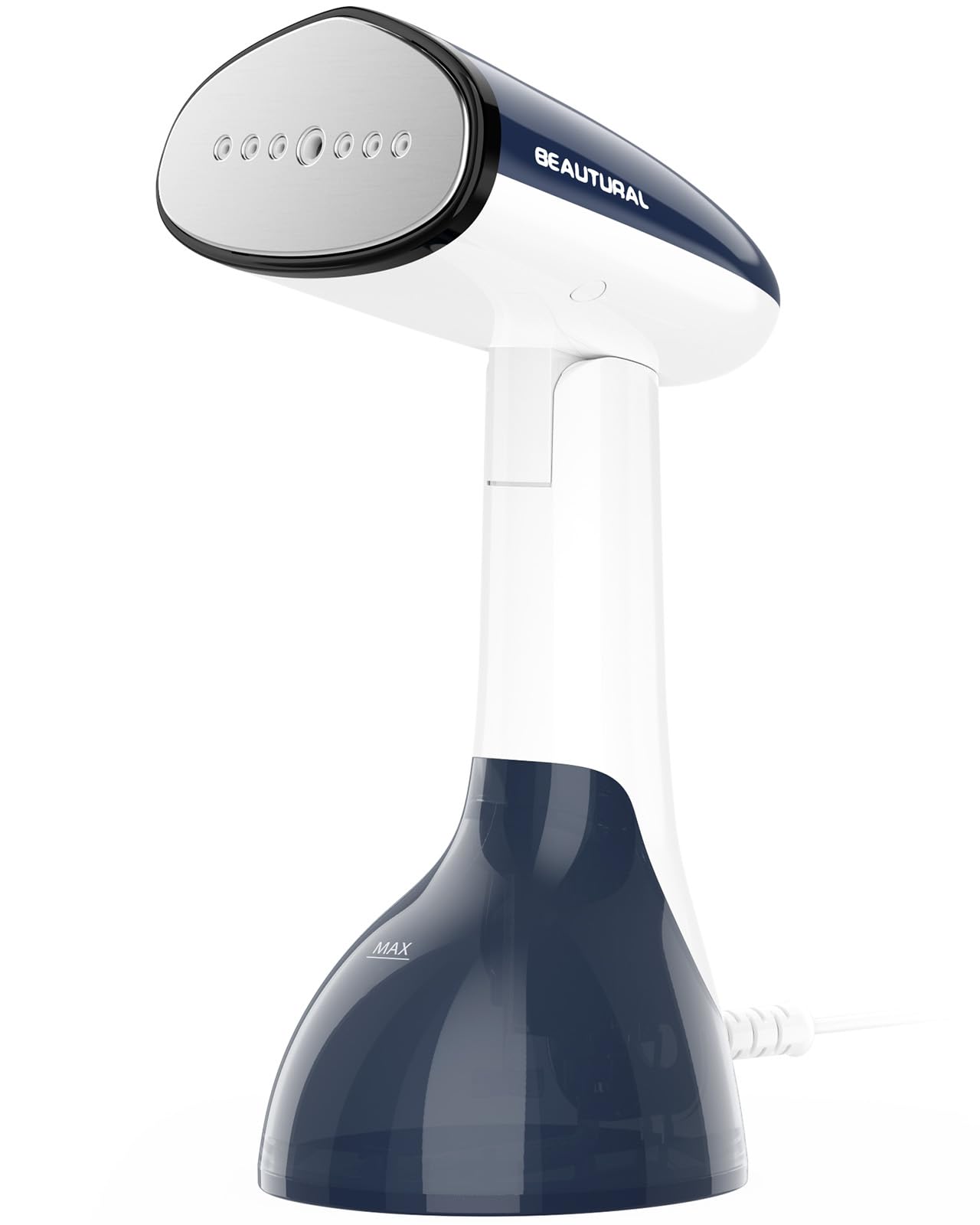 Dampfglätter mit Abschaltautomatik, Blau-weiss