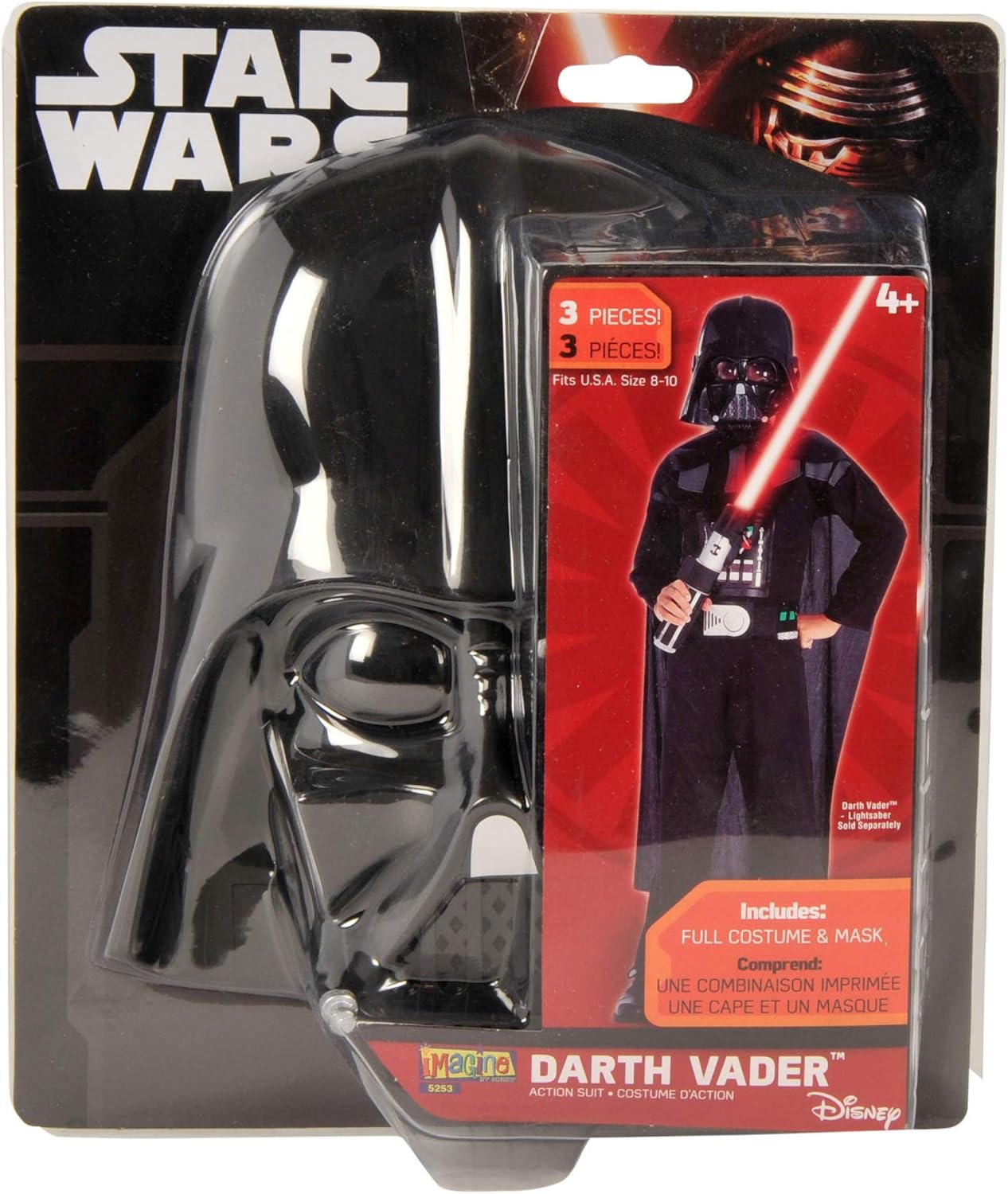 Kostüm-Set Darth Vader für Kinder