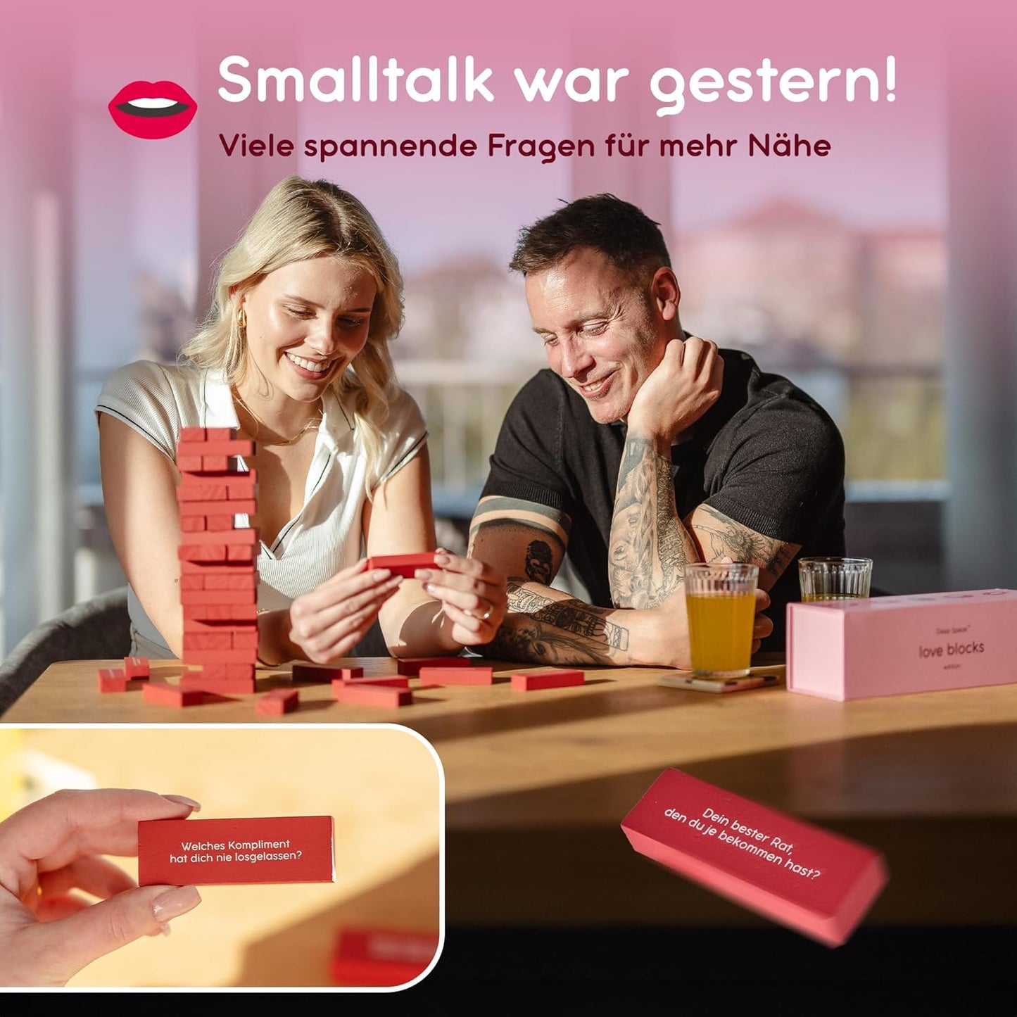 Date Night Spiele für Paare, love blocks