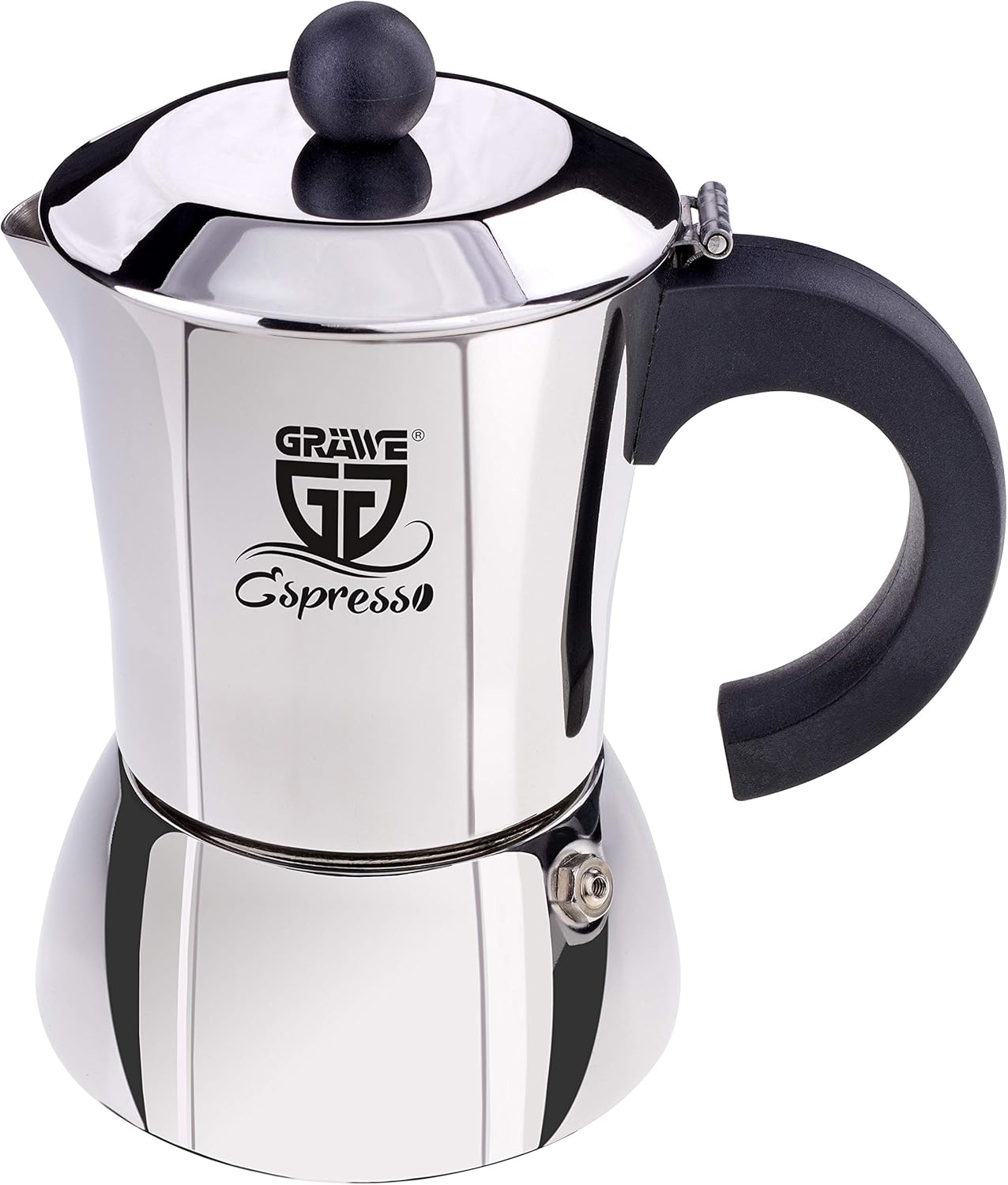 Induktionsgeeigneter Espressokocher, 200 ml - 4 Tassen