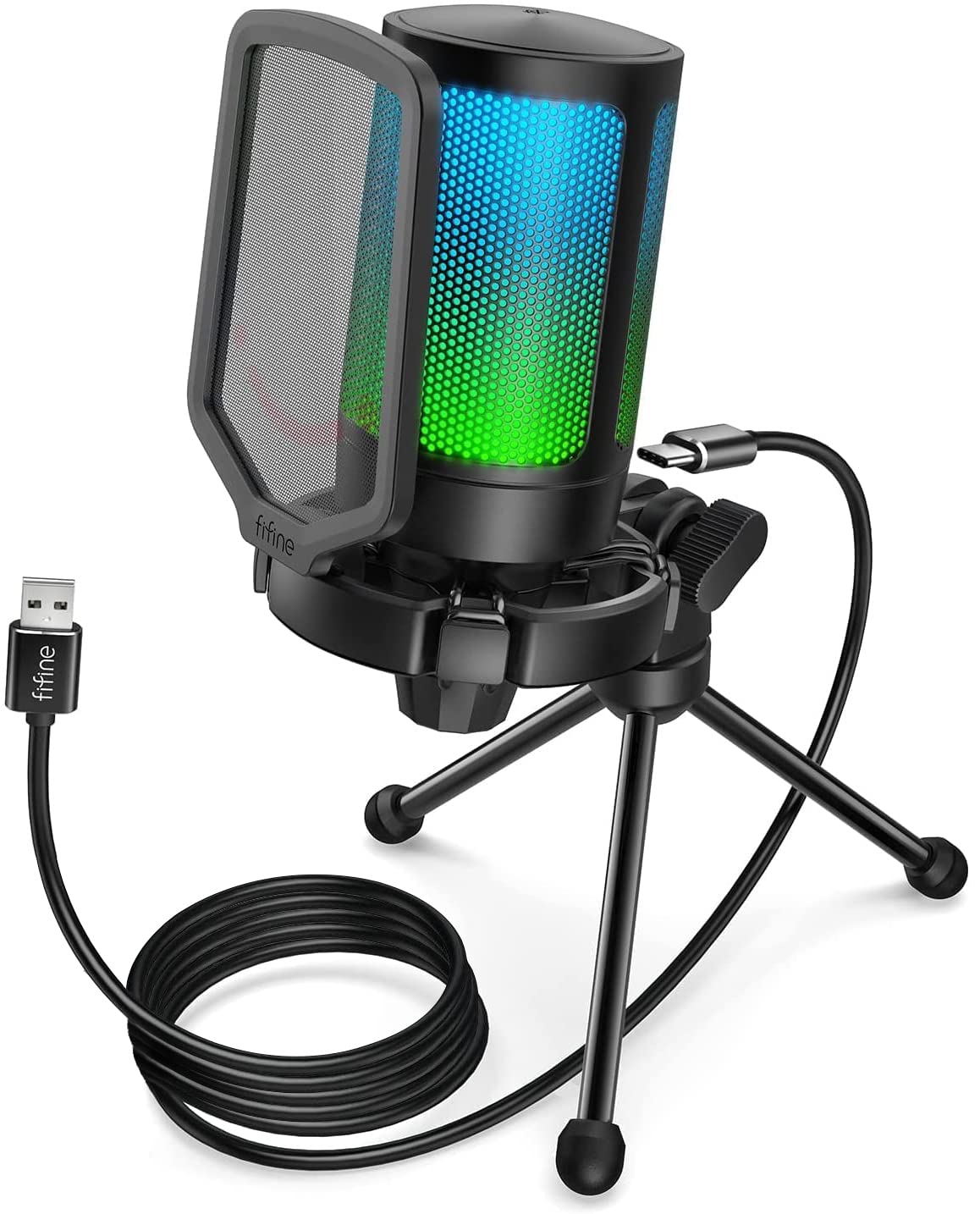 USB Gaming Mikrofon, Schwarz