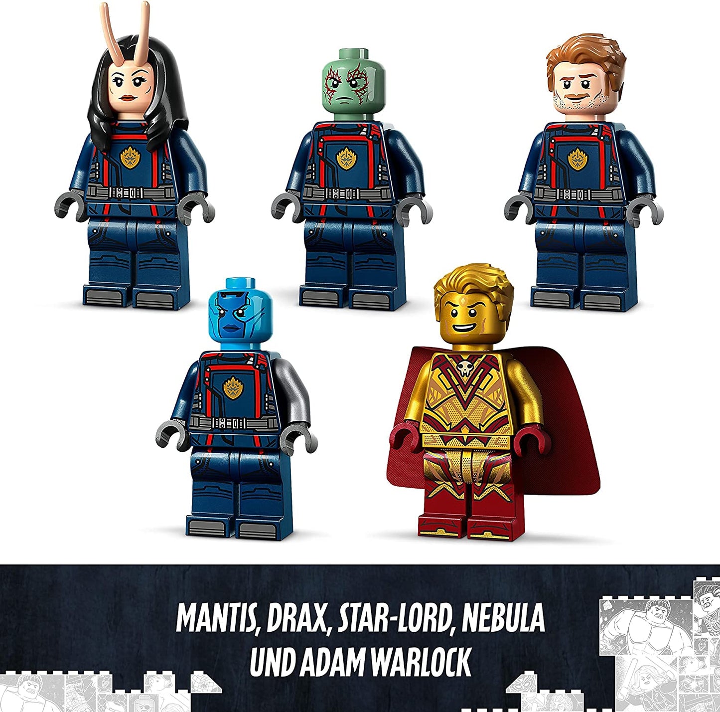 76255 Marvel Das neue Schiff der Guardians, Konstruktionsspielzeug, Single