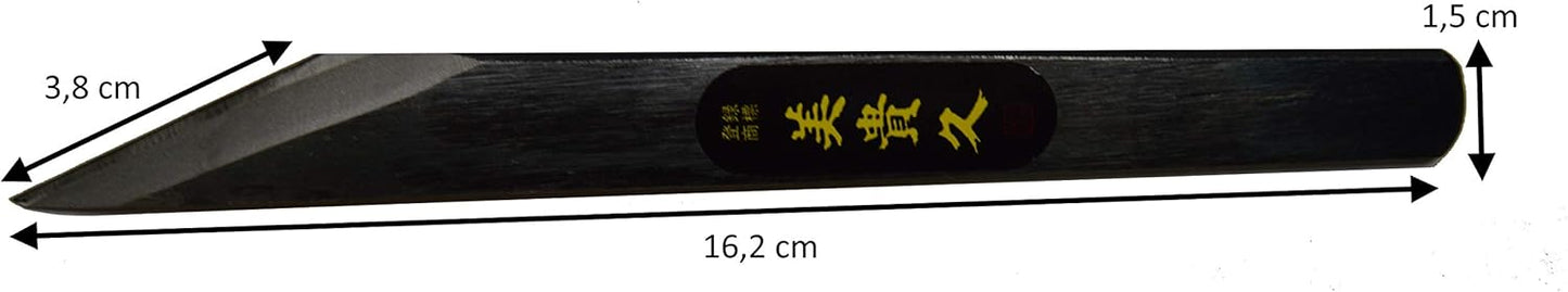 Japanisches Handwerk Kiridashi-Messer (15 mm), Schwarz 15 mm