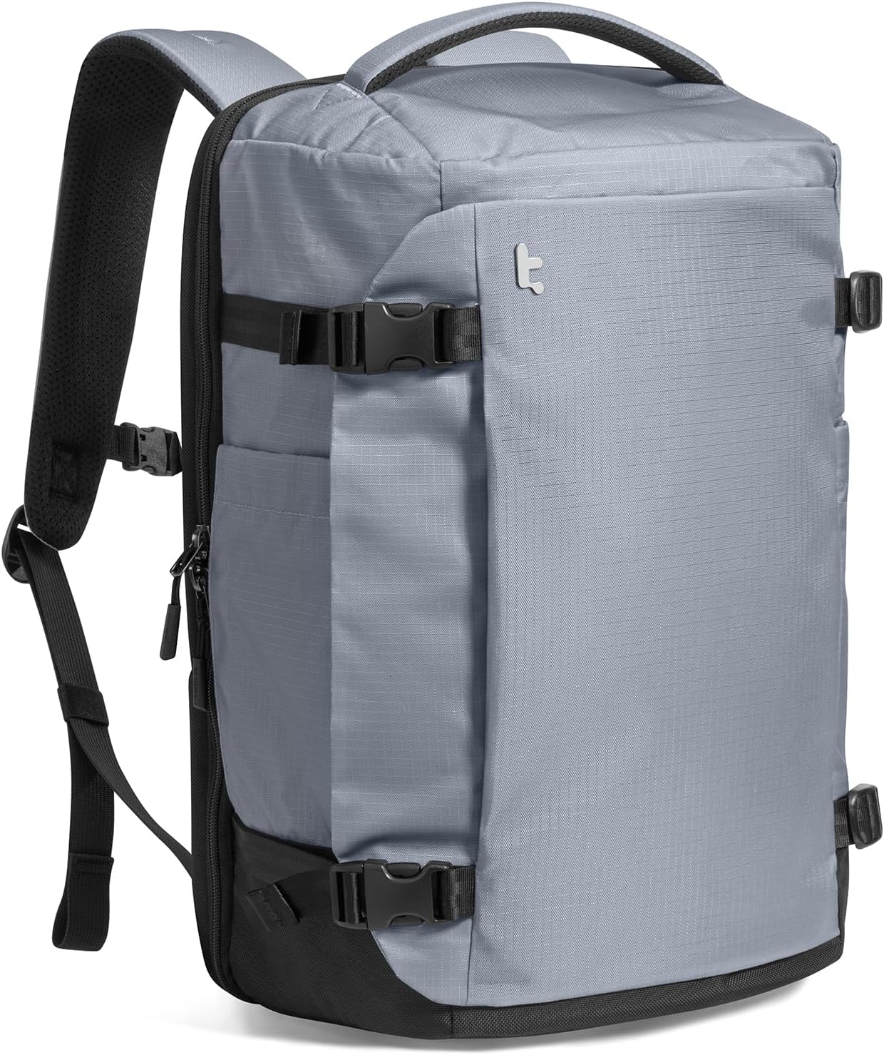 TSA-freundlicher Reiserucksack, 28 Liter Grau-ripstop