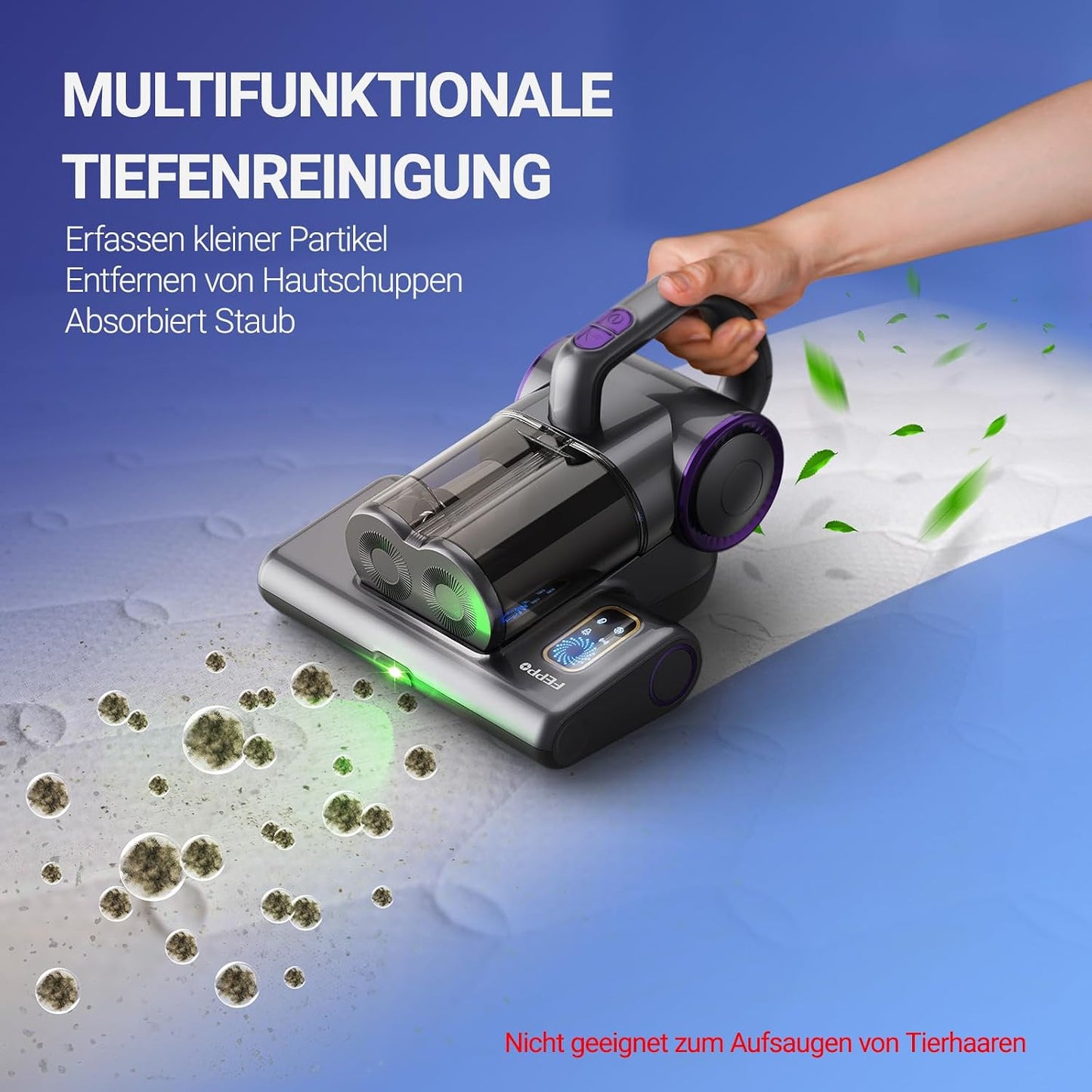 LW-P1012 Milbensauger mit UV-C-Licht & HEPA-Filter