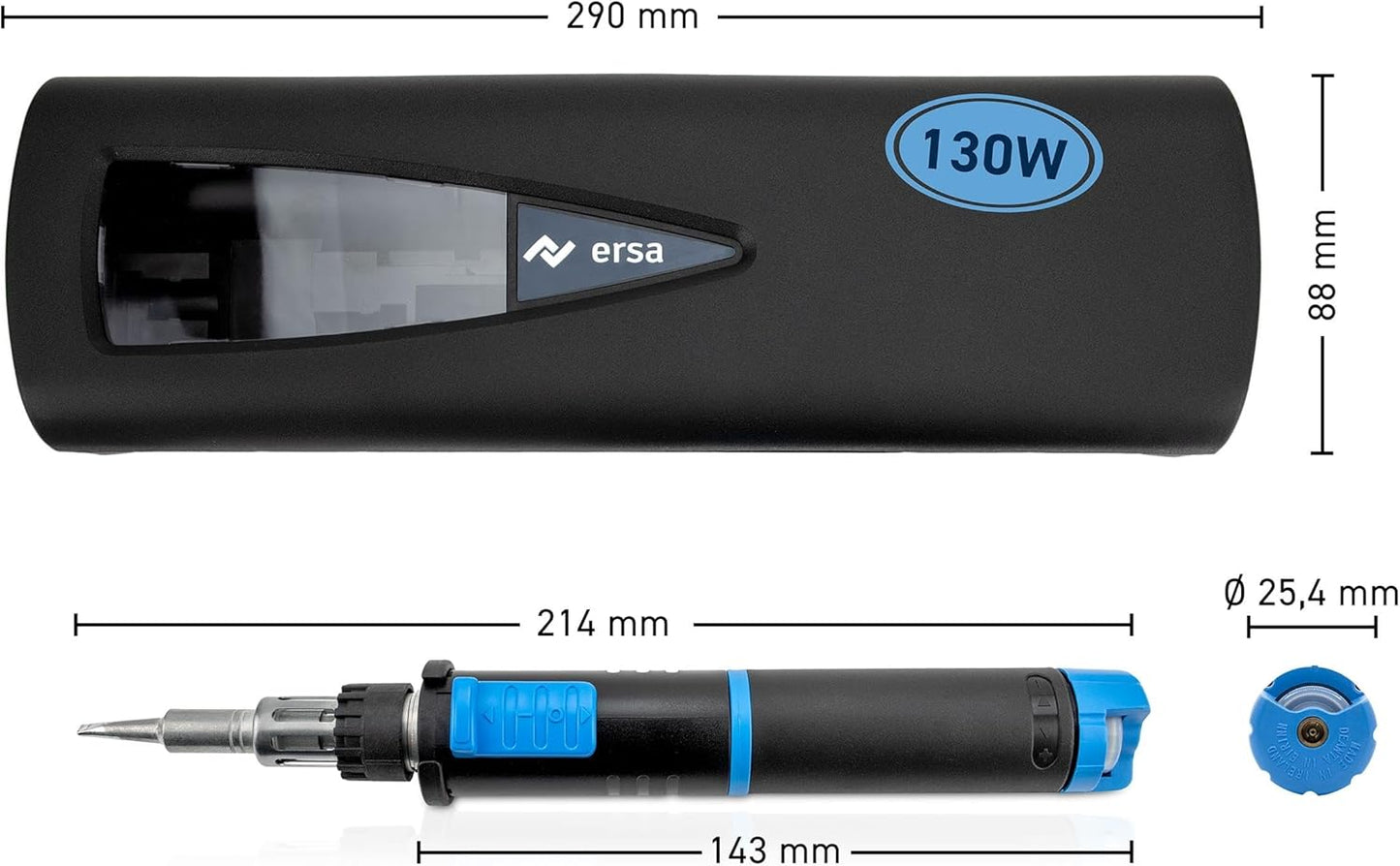 Gaslötset Independent 130, Profi Set M ; Single