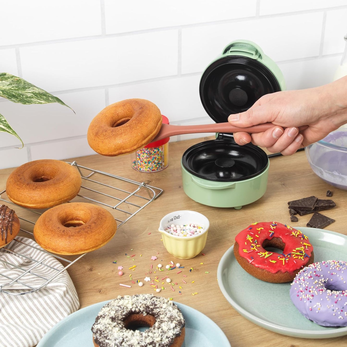 Donut-Maker mit Antihaftbeschichtung, EU Stecker
