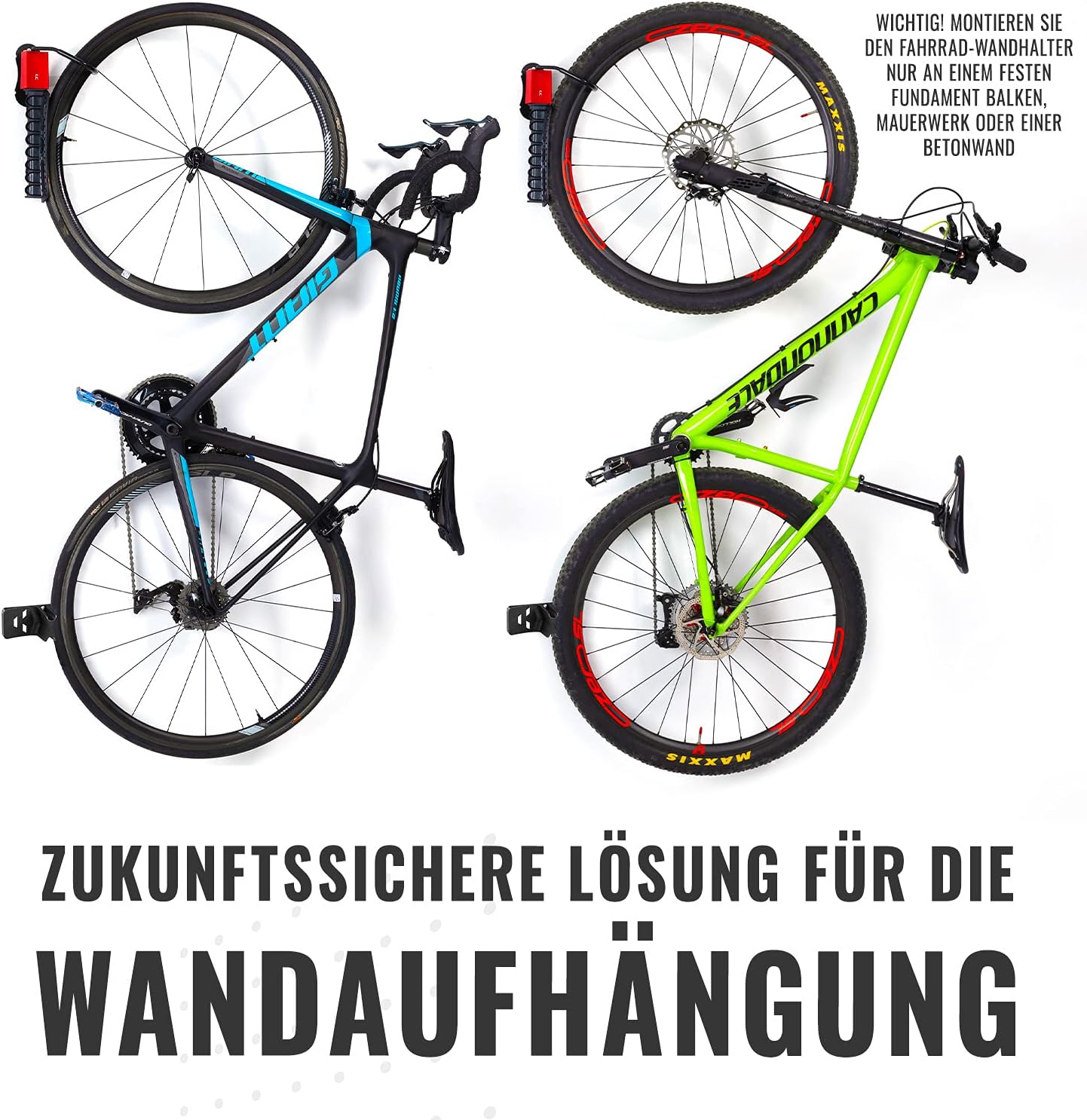 Fahrrad Wandhalterung, 2er-Pack