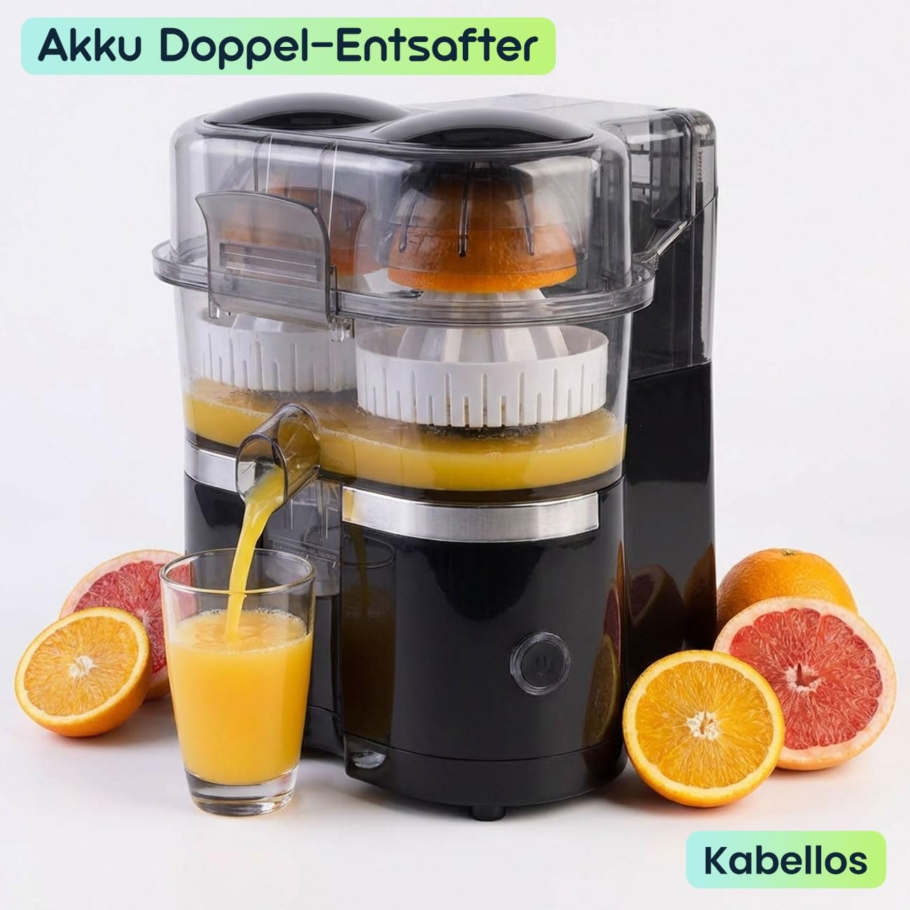 Akku Doppel-Entsafter